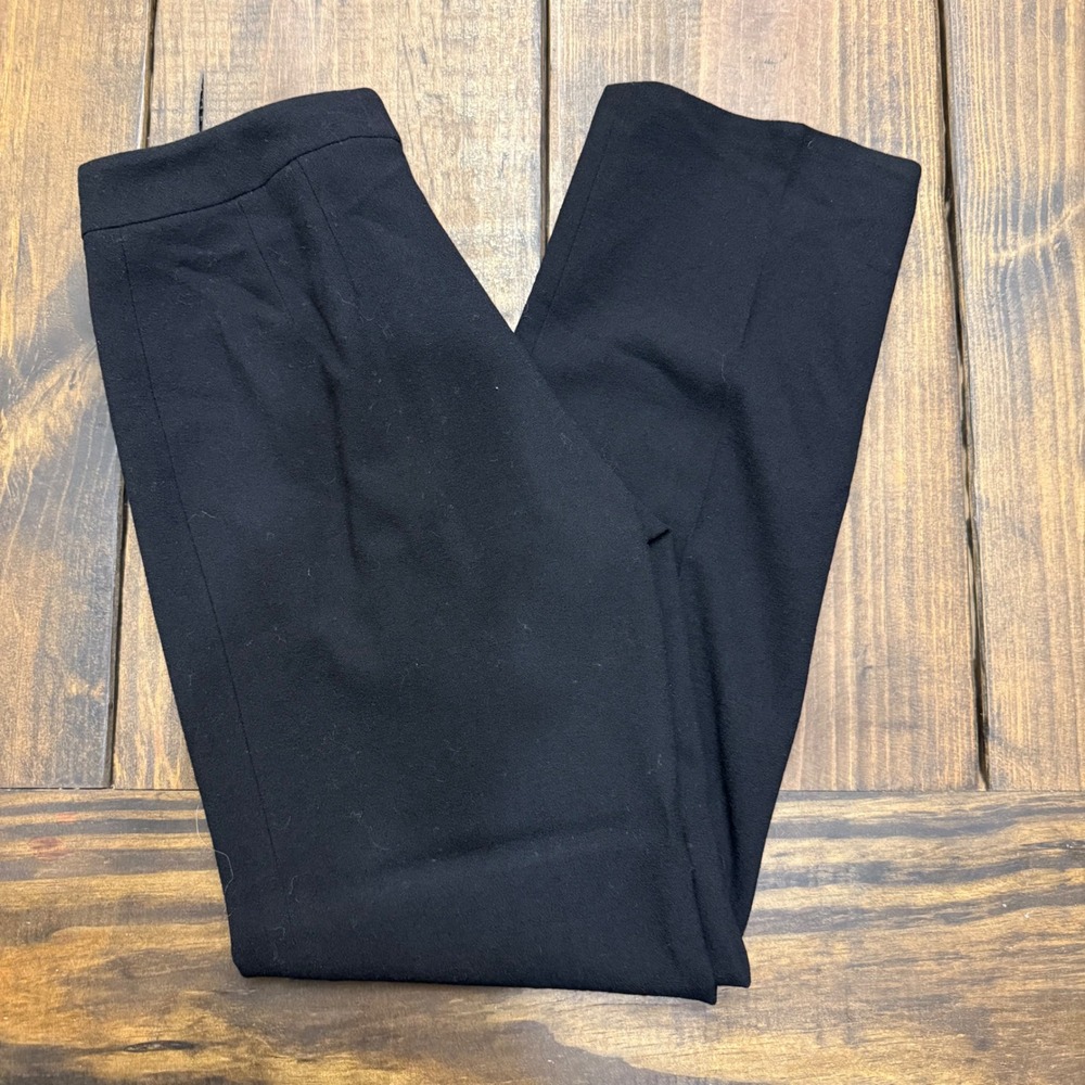 Talbots Petite women's Black Wool Blend‎ Career Dress Pants Size 2, business
